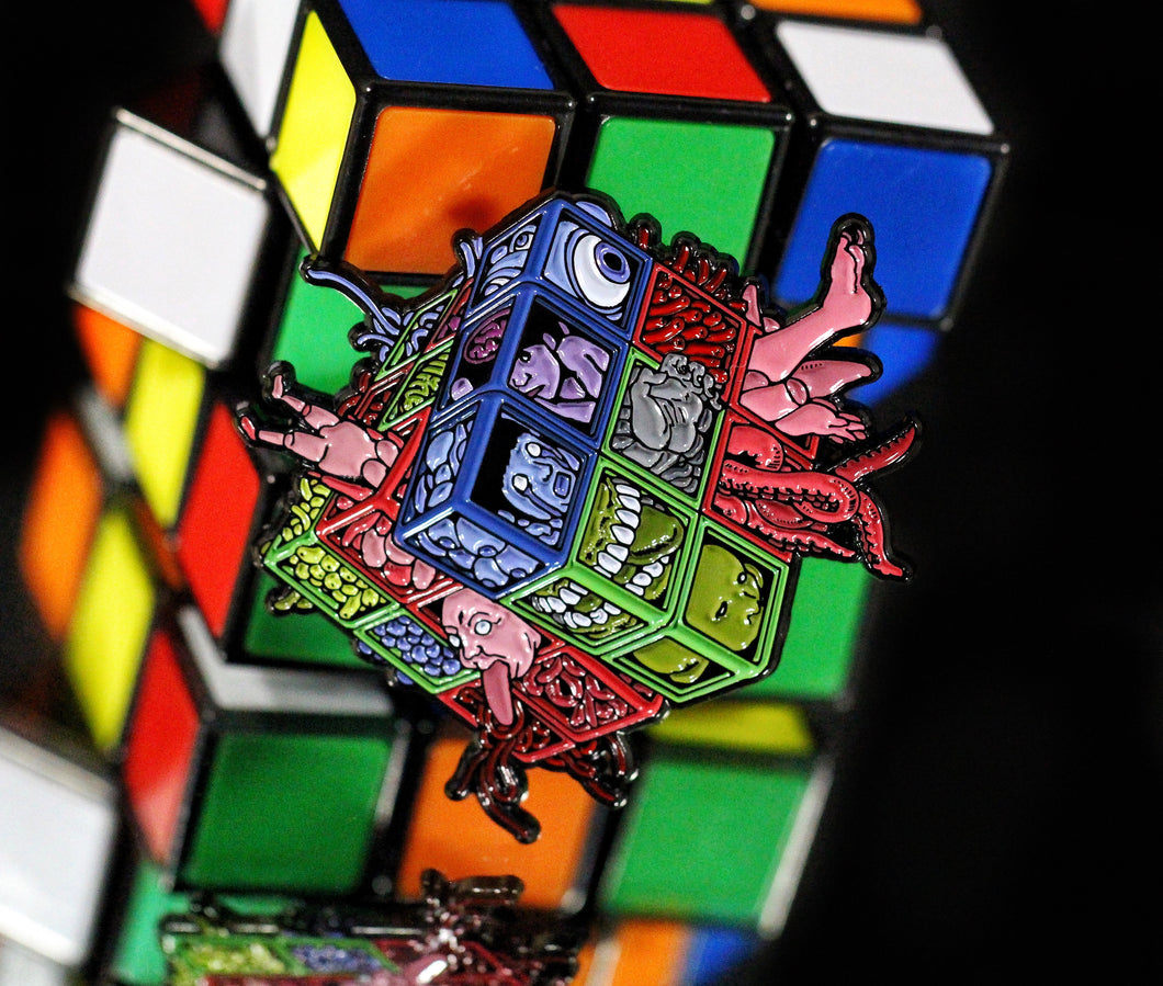 Kago Cube Pin & Sticker Set