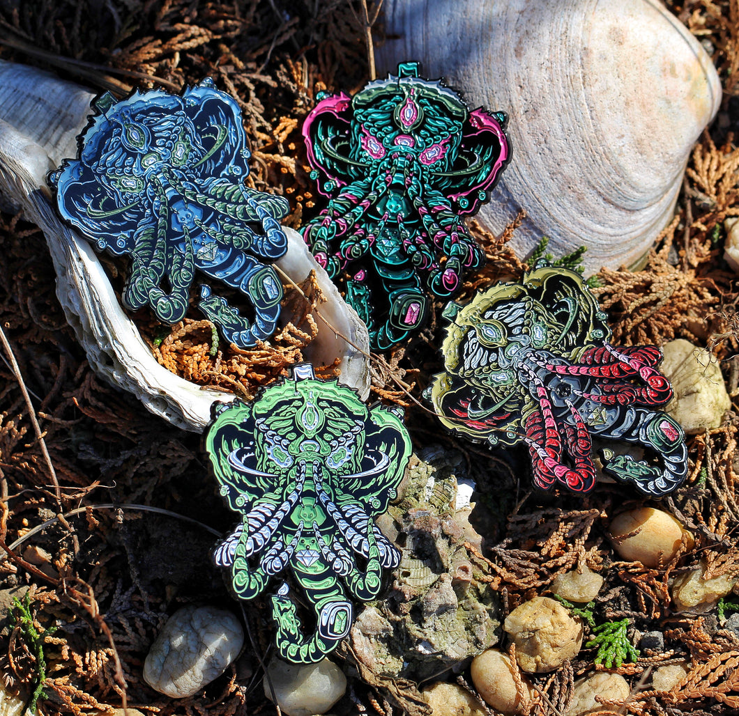 Spider Mammoth Blind Bagged Pins
